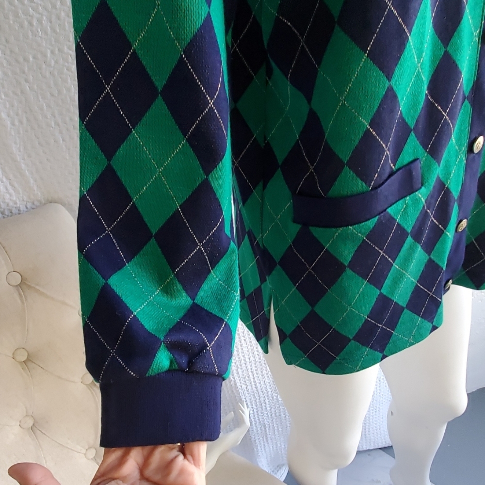 Vintage plaid cardigan - Picture 4 of 7